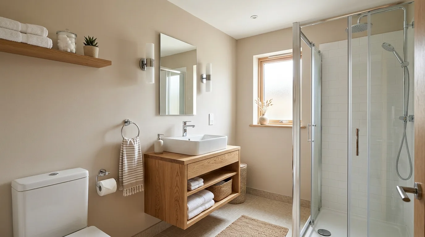 keep fixtures and lines thoughtful in a bathroom inspired by best paint colors open.