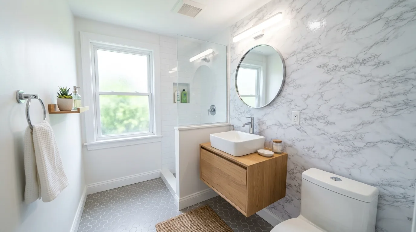 Budget-Friendly Small Bathroom Ideas on a Budget That Look Expensive in a thoughtfully styled bathroom.