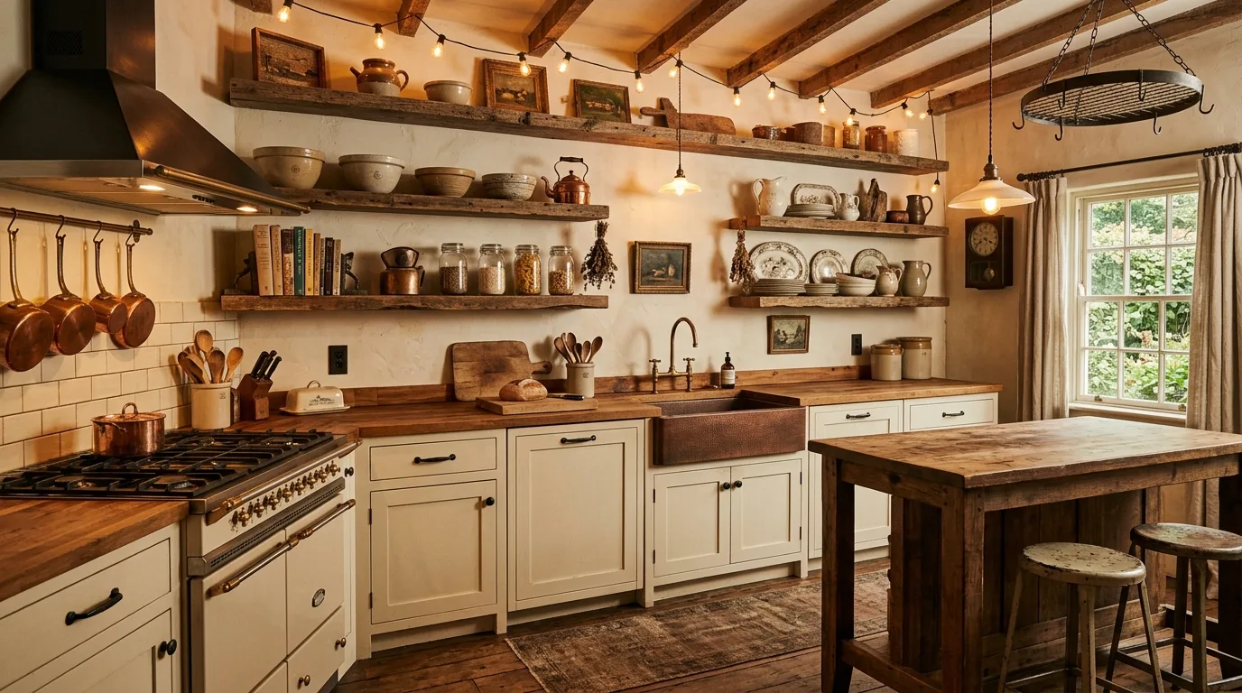 Backsplash acting as a feature wall in a kitchen without uppers.