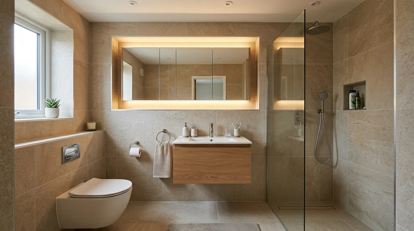 balance boldness with breathing room in a bathroom inspired by clever maximize tiny footprint.