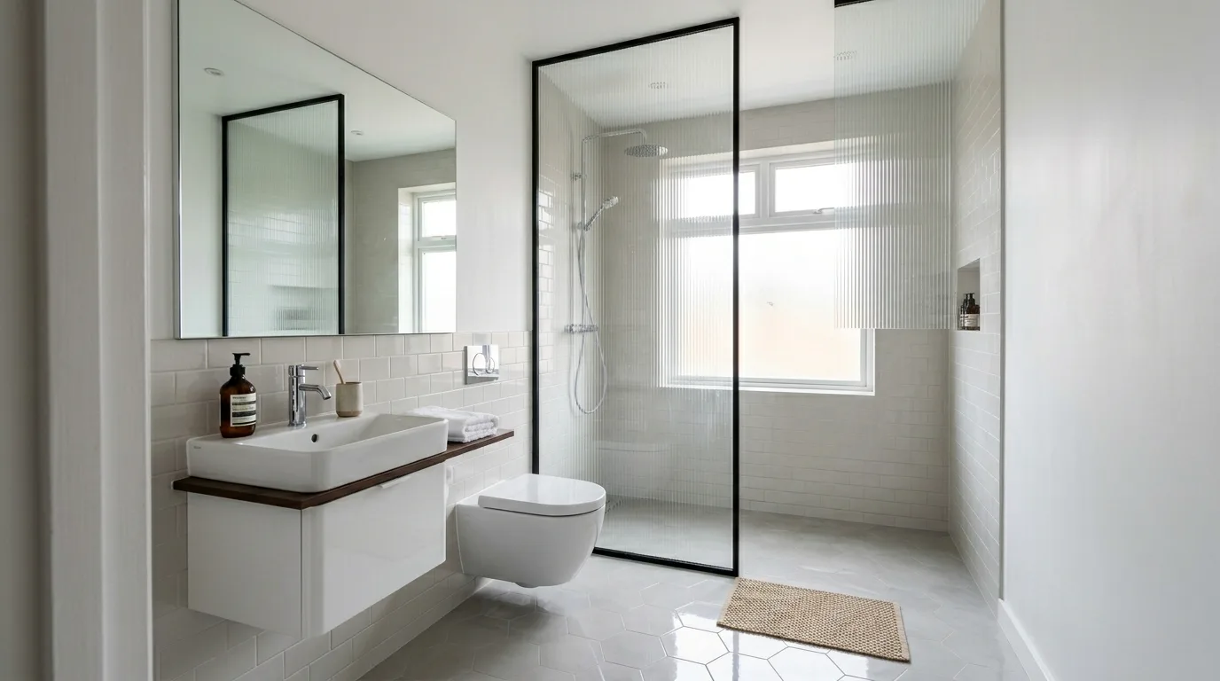 let the room feel personal and restful in a bathroom inspired by clever maximize tiny footprint.