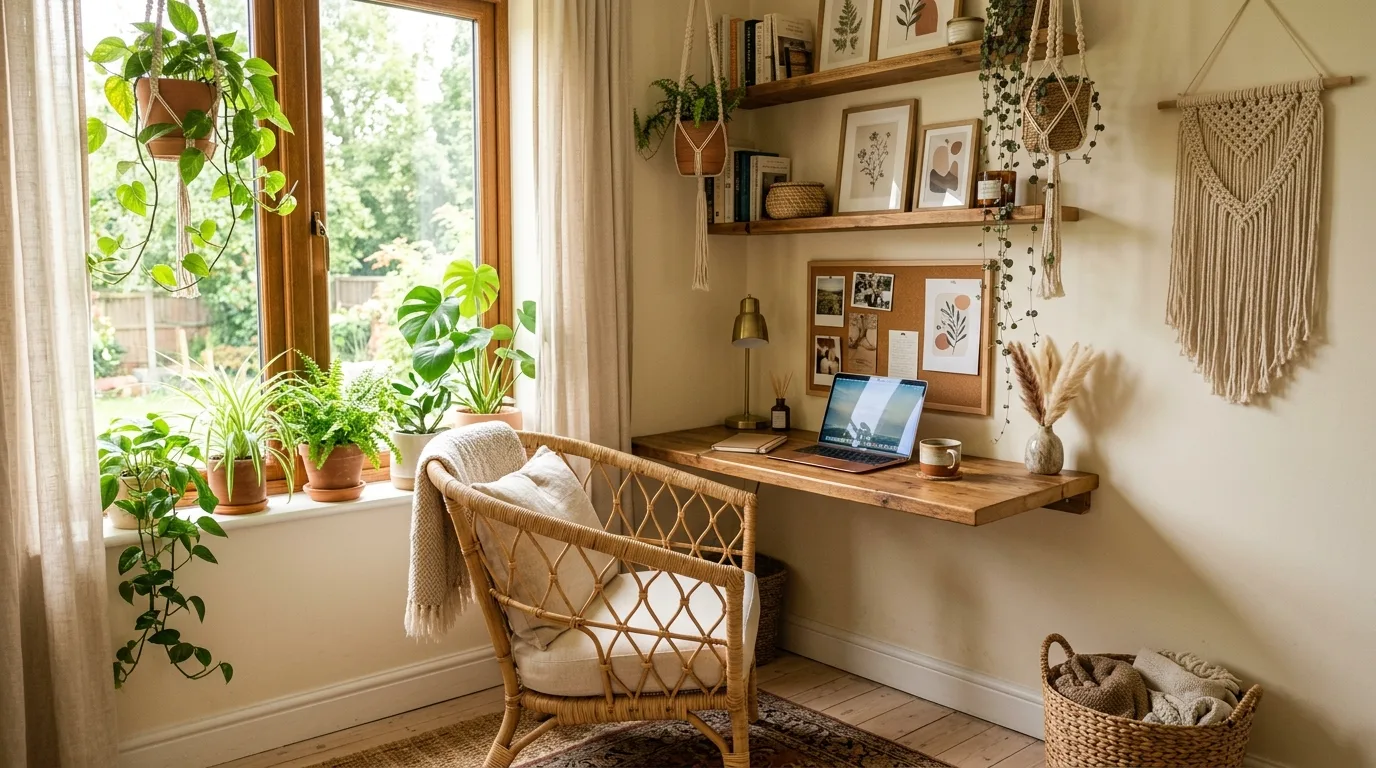 let the office feel personal and energizing in a home office inspired by clever anywhere.
