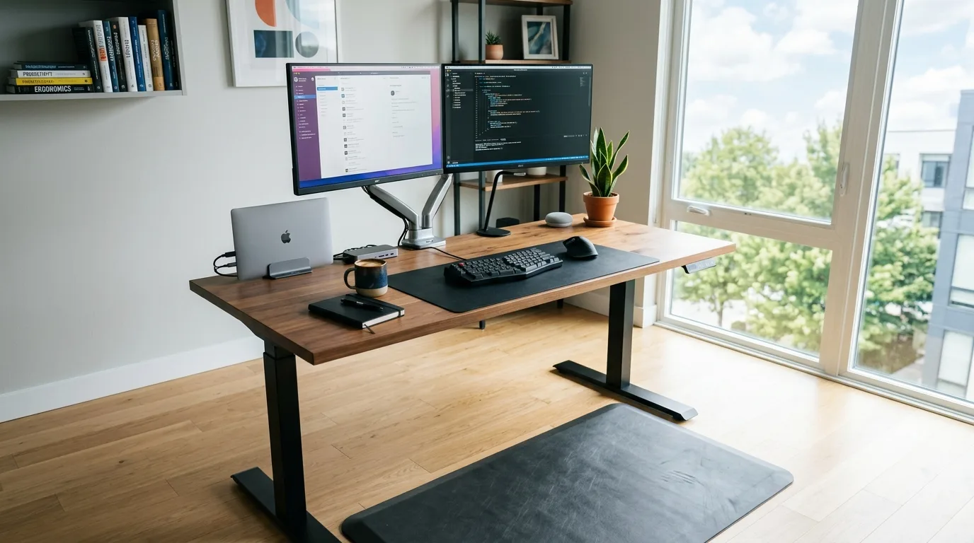 let the office feel personal and energizing in a home office inspired by ergonomic essentials all day.