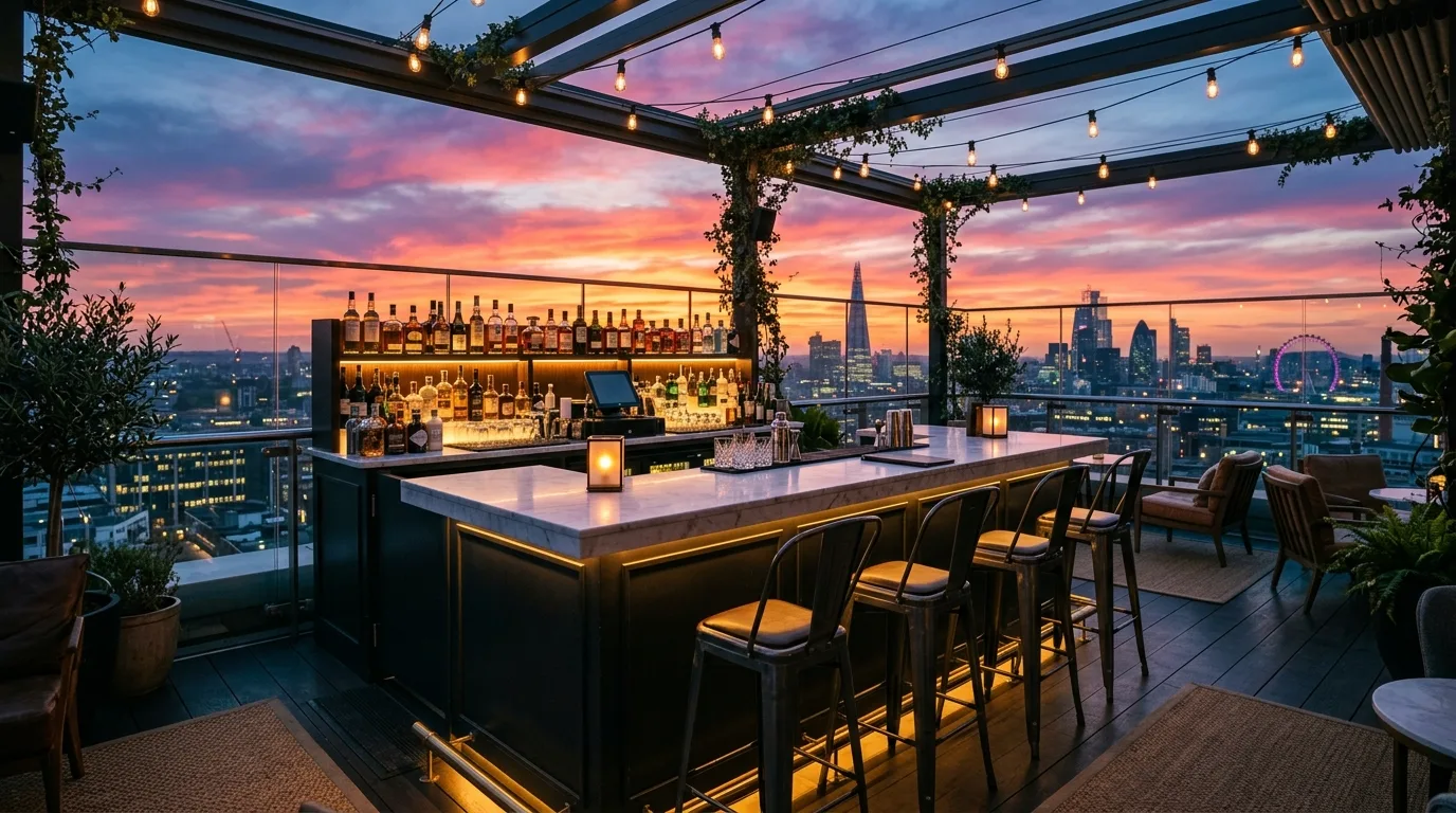 choose furniture that fits the scale in a balcony inspired by fun bar sunset happy.