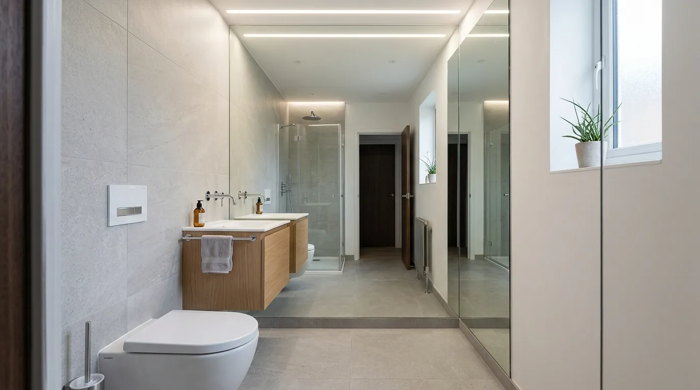 start with the main color or material story in a bathroom inspired by genius interior spacious feel.