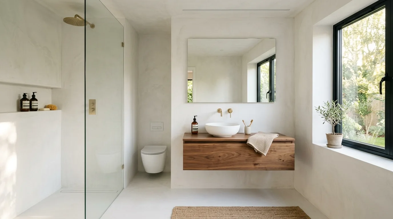 Inspiring Small Bathroom Inspiration Ideas for Your Next Reno in a thoughtfully styled bathroom.