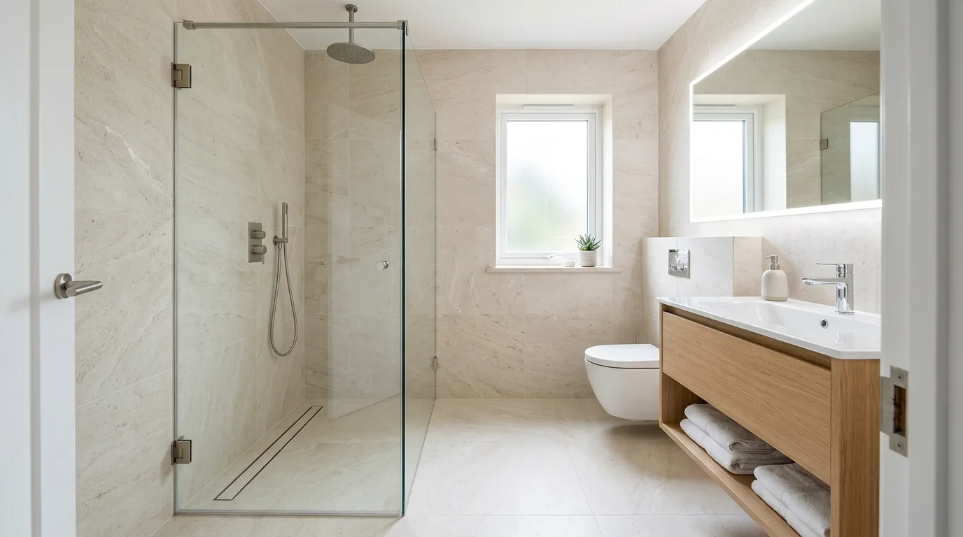start with the main color or material story in a bathroom inspired by modern tricks work wonders.