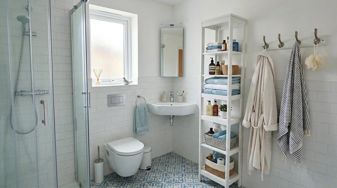 balance boldness with breathing room in a bathroom inspired by modern tricks work wonders.