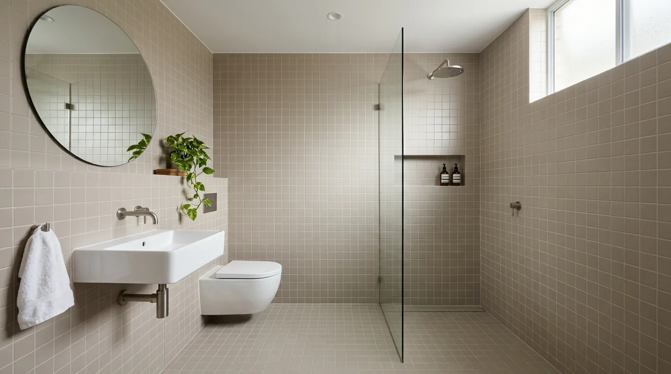 let the room feel personal and restful in a bathroom inspired by modern tricks work wonders.