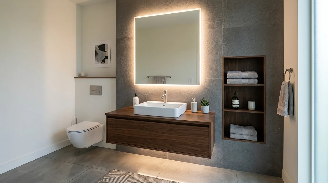 let the room feel personal and restful in a bathroom inspired by pretty half guest friendly.