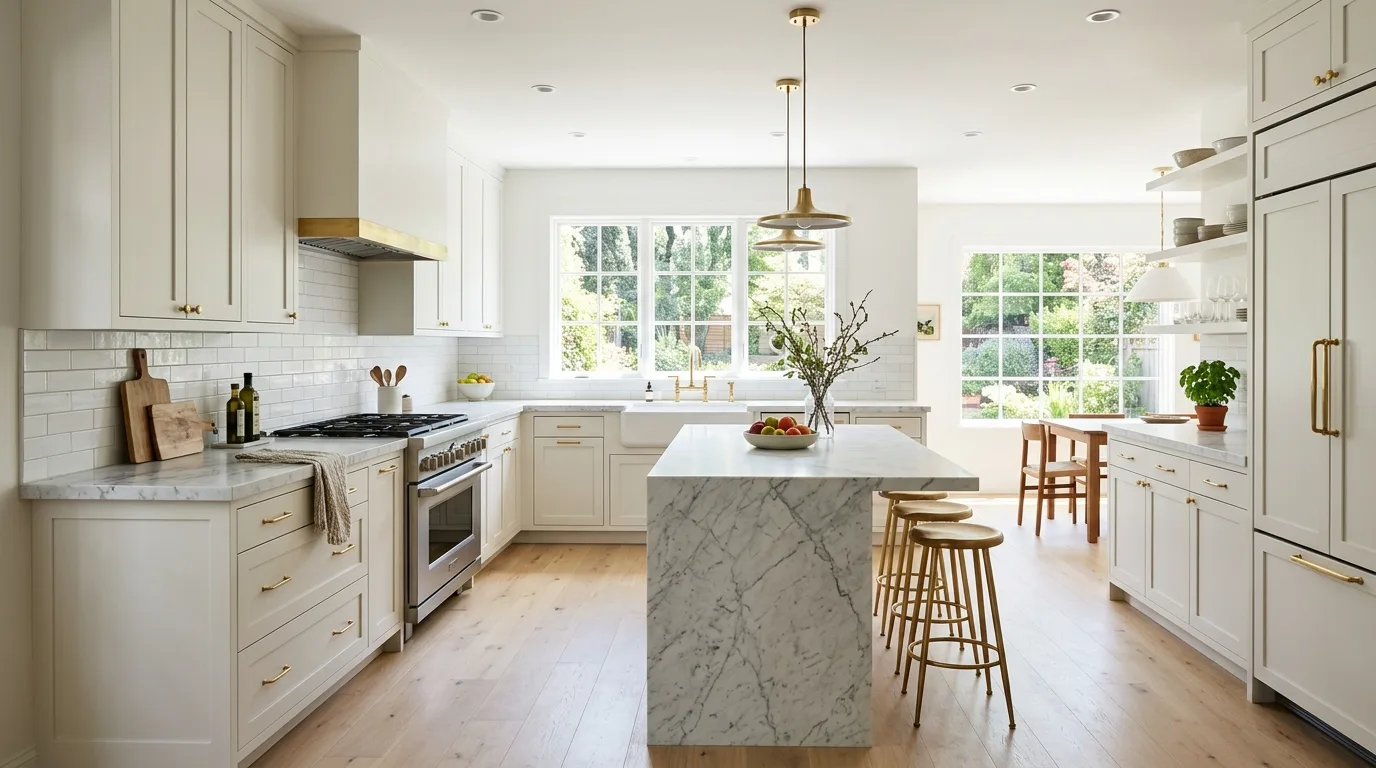 Slim Shaker Cabinets Kitchen Ideas for a Streamlined Look in a thoughtfully styled kitchen.