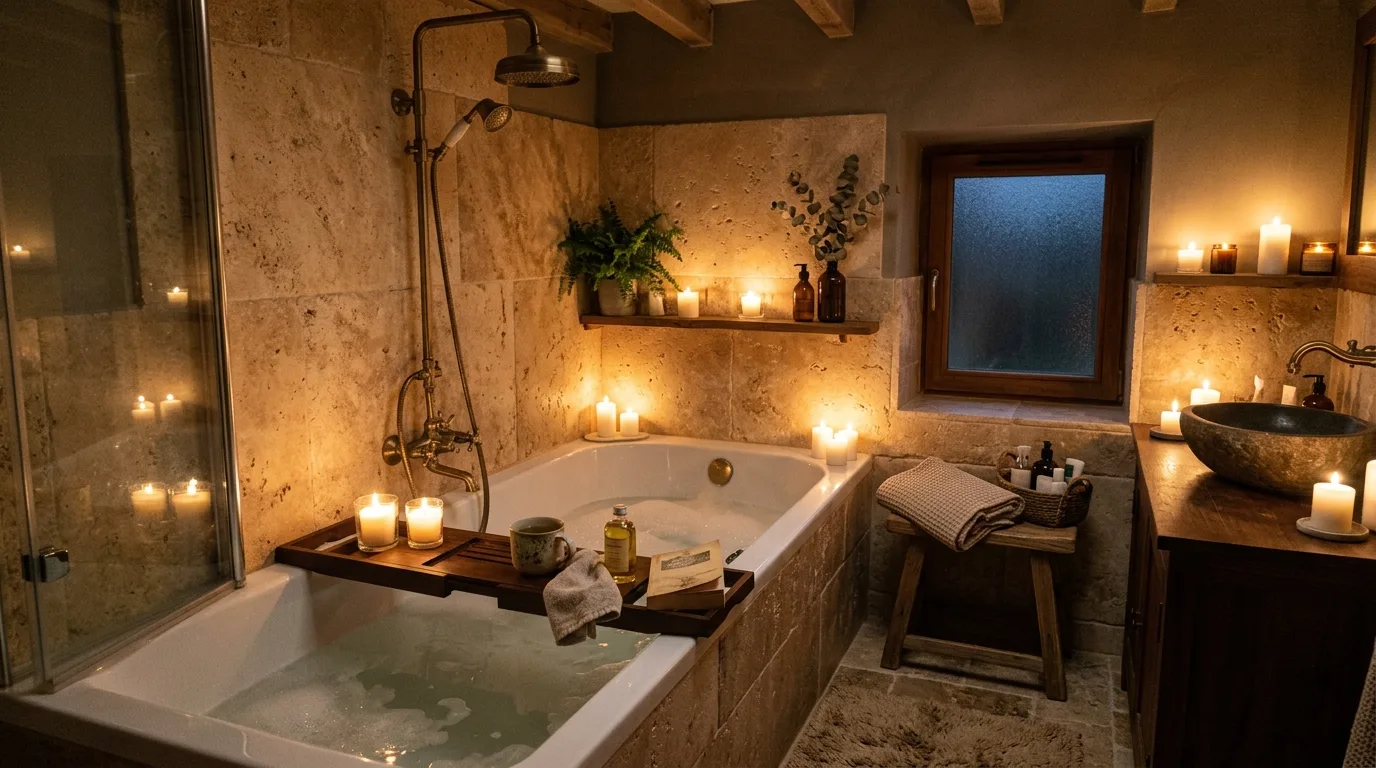 pair it with finishes that support the mood in a bathroom inspired by tub combos ultimate relaxation.