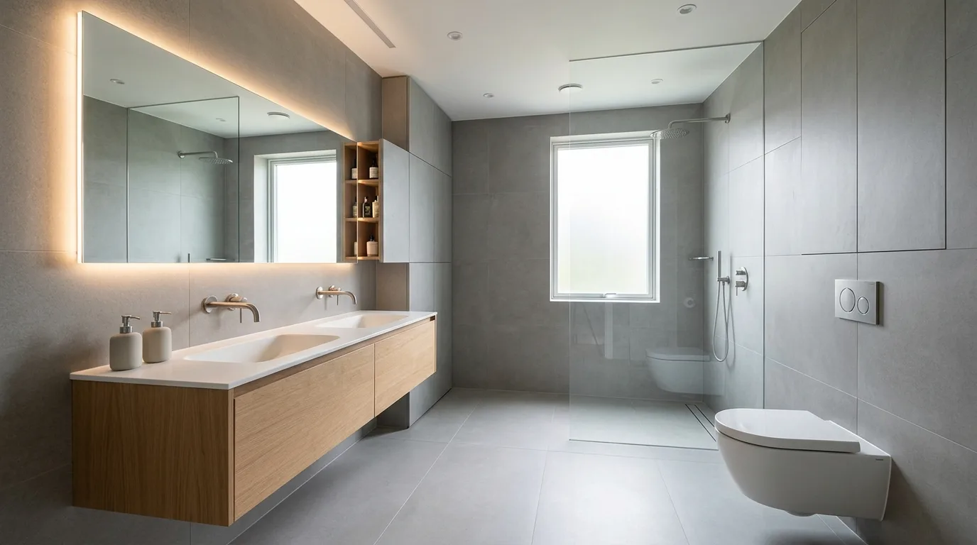 let the room feel personal and restful in a bathroom inspired by smart organization hacks need.