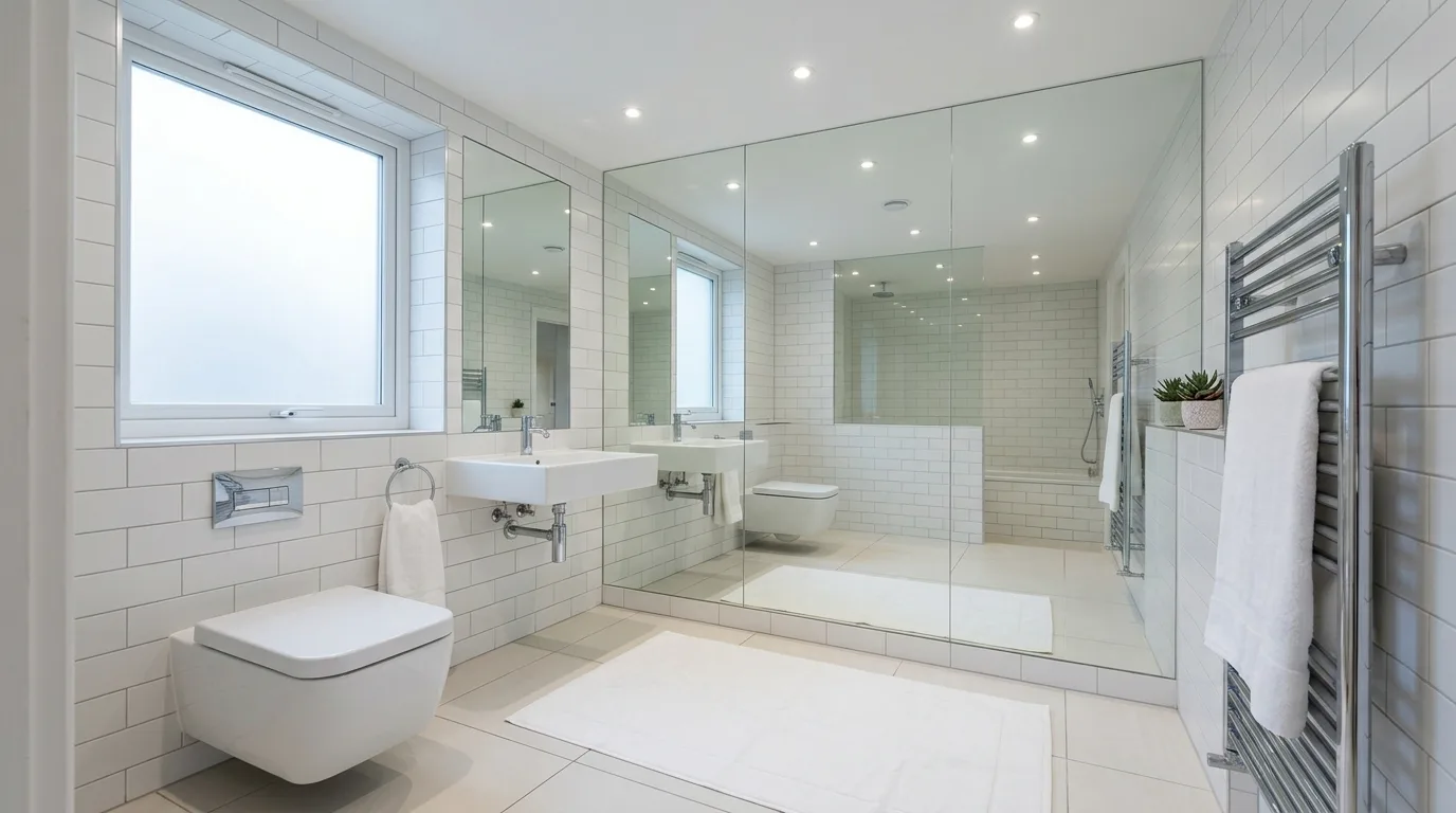 Solutions for a Very Small Bathroom That Lacks Space in a thoughtfully styled bathroom.