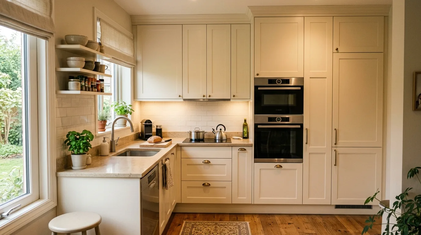 keep hardware and details intentional in a kitchen inspired by space maximizing tall s.