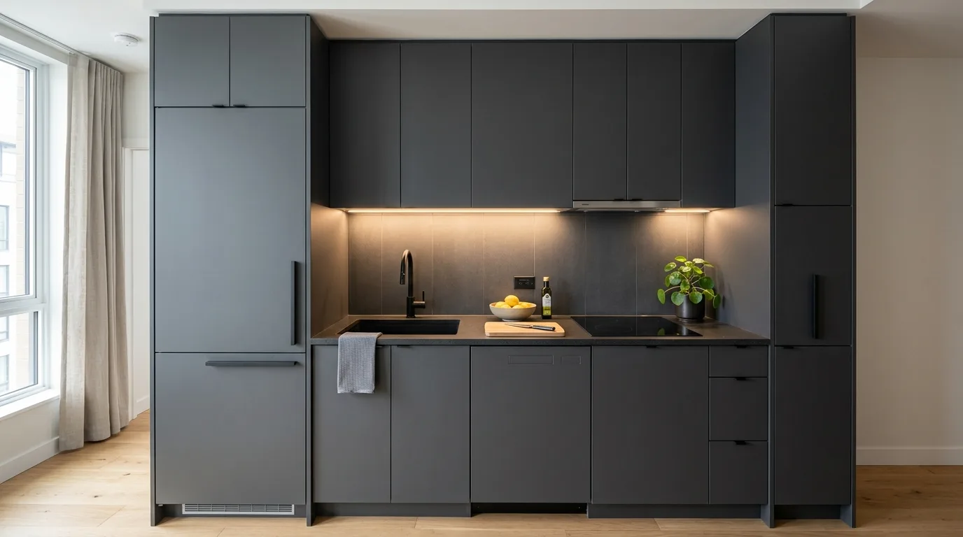 let the kitchen feel personal but edited in a kitchen inspired by space maximizing tall s.