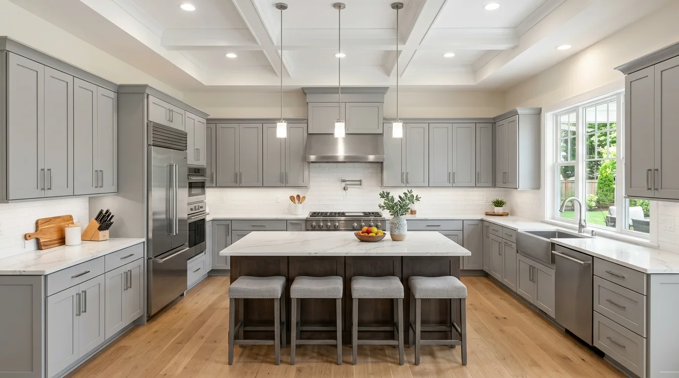 use lighting to shape the overall mood in a kitchen inspired by timeless will never go.
