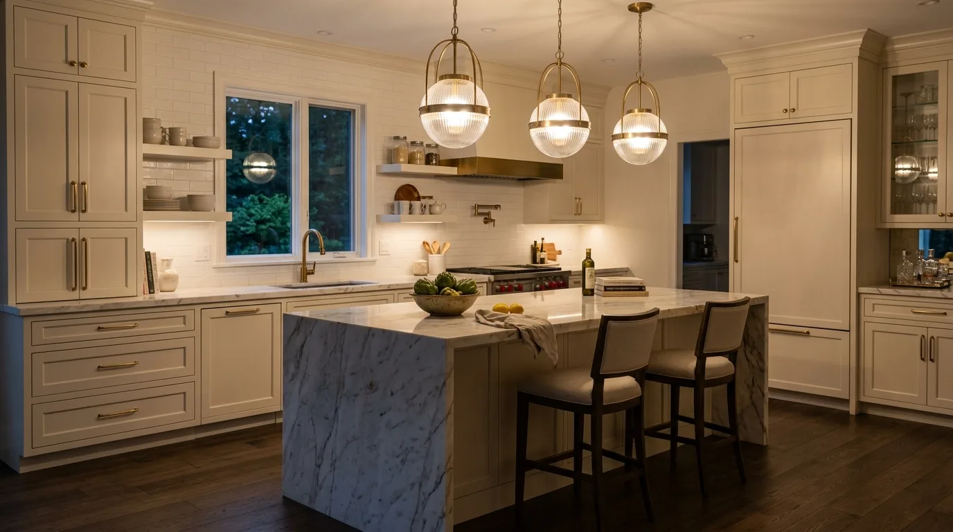 keep hardware and details intentional in a kitchen inspired by timeless will never go.