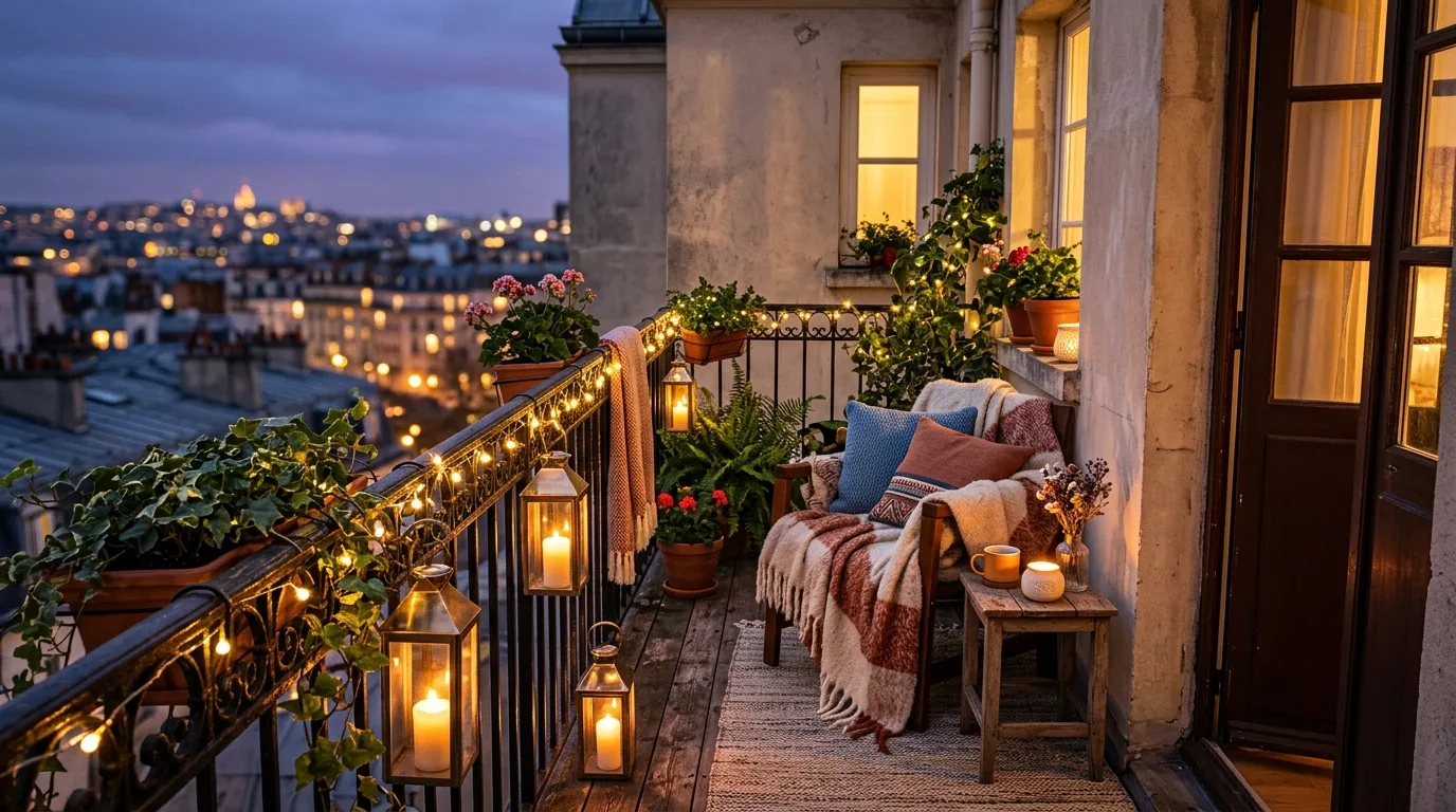 let the balcony feel personal and relaxed in a balcony inspired by tiny big impact.