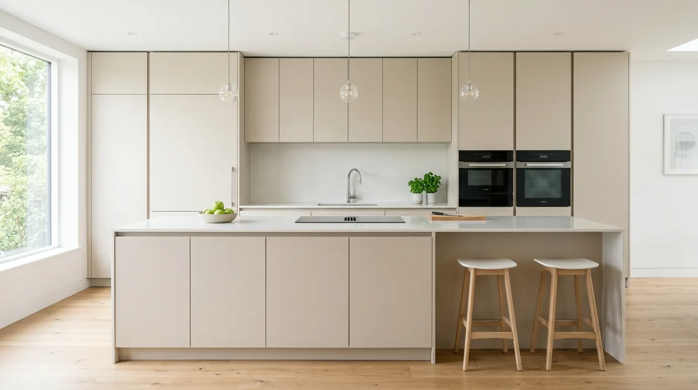 start with a clear cabinet direction in a kitchen inspired by unfussy simple clean slate.