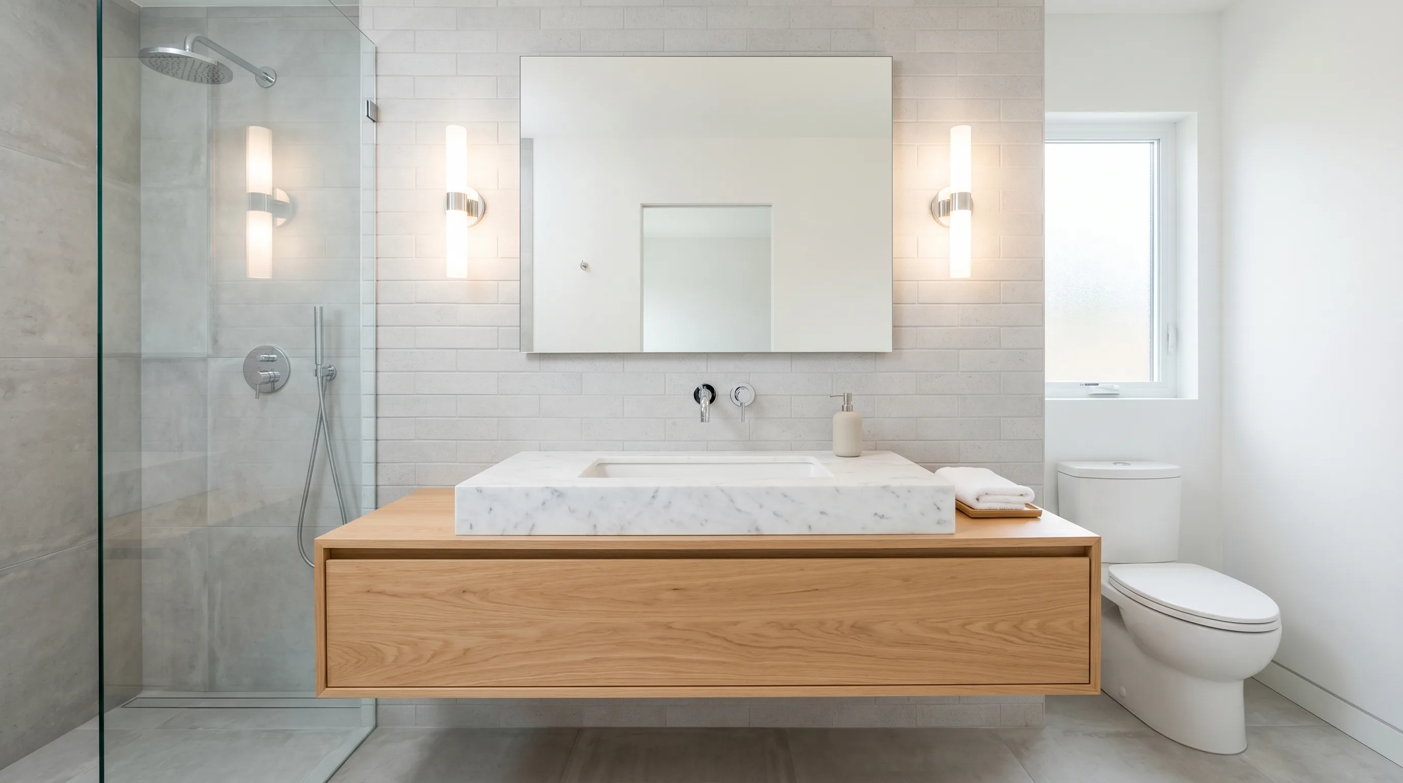 Aged metal accents adding character around a stone sink.