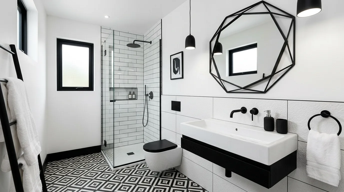 create a bathroom that feels complete in a bathroom inspired by welcoming guest impress visitors.